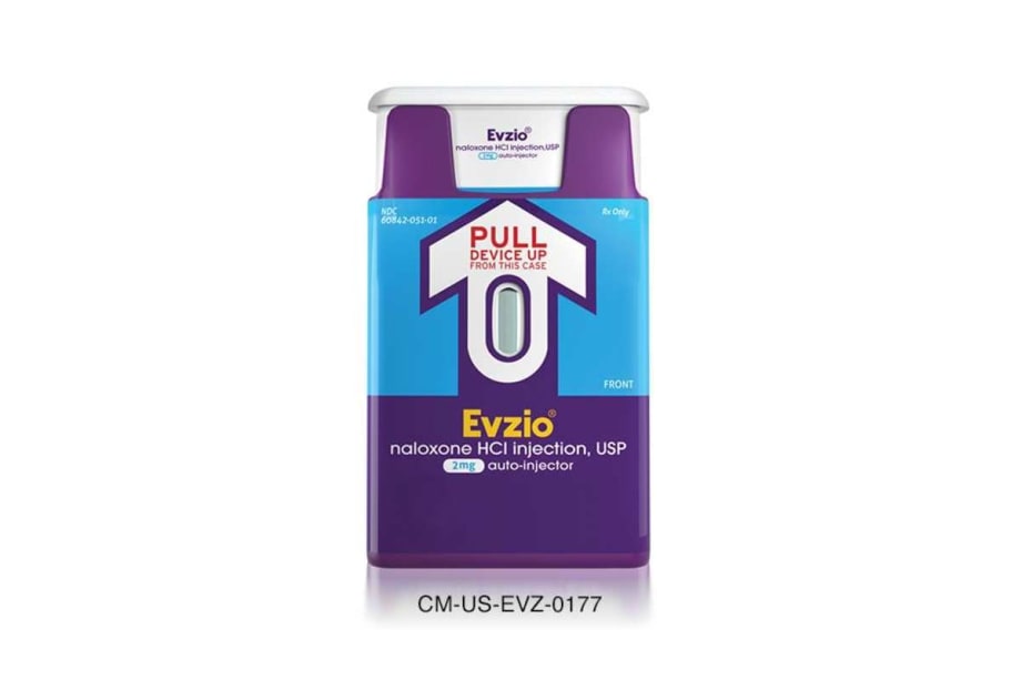 Evzio Evzio (naloxone HCI injection) 2 mg auto-injector [|CREDIT|]Photo: Evzio