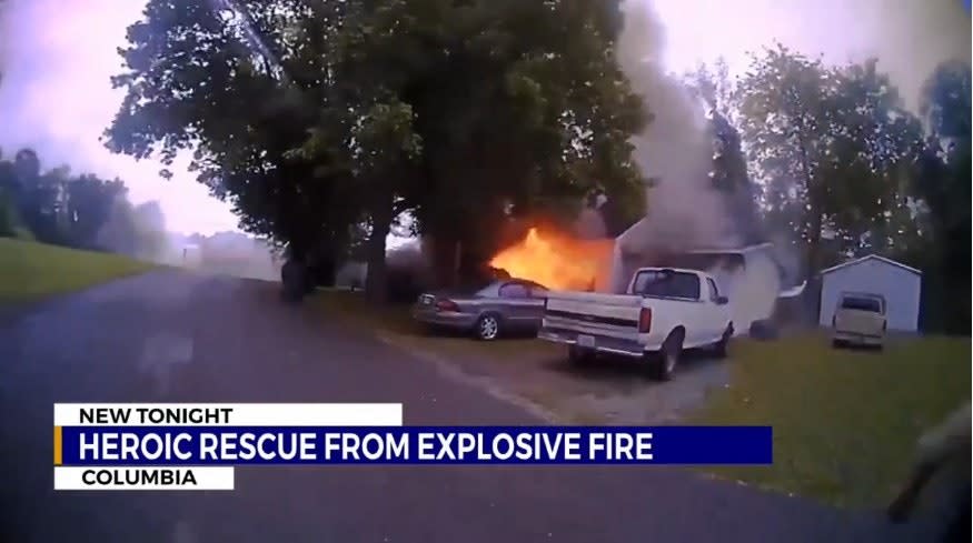 TN Officer Pulls Disabled Woman from Exploding House