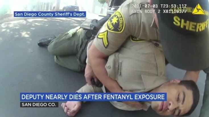 Body Camera Video Shows CA Deputy's Almost Fatal Fentanyl Exposure
