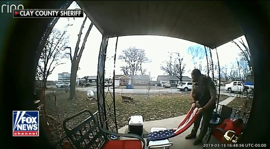 Video: Missouri Deputy Stops Fallen American Flag from Touching the Ground