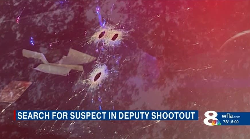 FL Authorities Searching for Man who Shot 8 Times at Deputy
