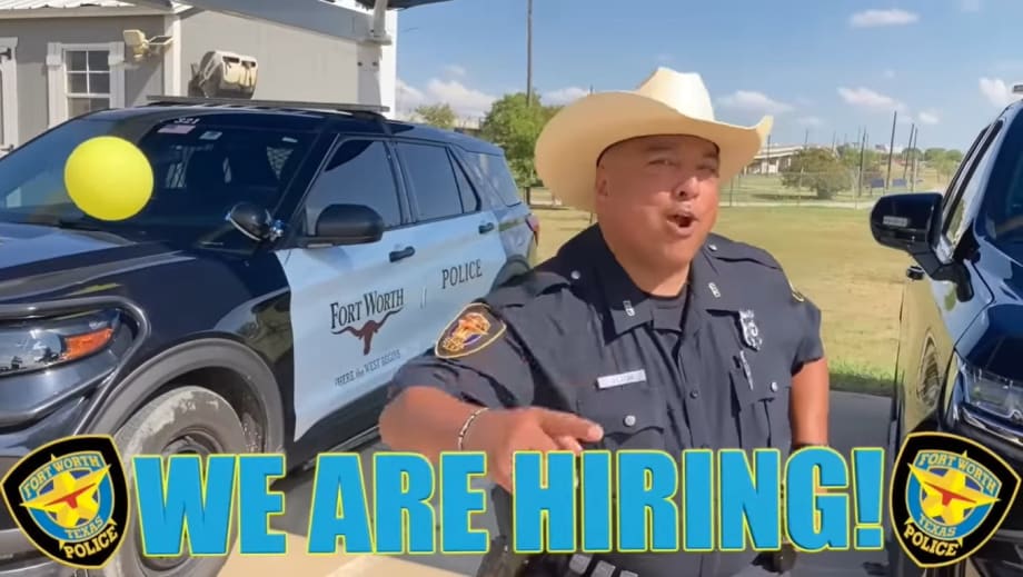 Fort Worth PD’s Car Dealer Parody Recruit Video Earns Rave Reviews
