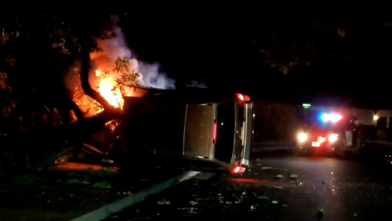 Video: California Officer Rescues Man from Burning SUV