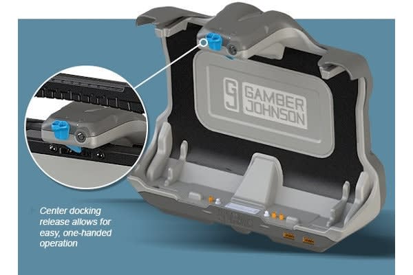 Gamber-Johnson Introduces Docking Station for Getac UX10 Tablet