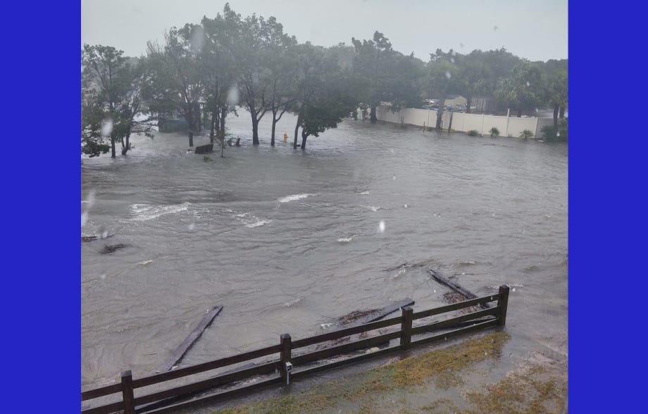 Georgetown experienced flooding as Hurricane Ian approached and made landfall nearby.[|CREDIT|]PHOTO: Georgetown County Government