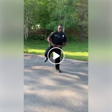 Maine Officer's "Get Up Dance Challenge" Video Goes Viral