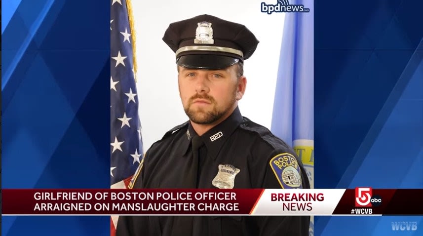 Girlfriend Charged in Death of Boston Officer Found in Snow