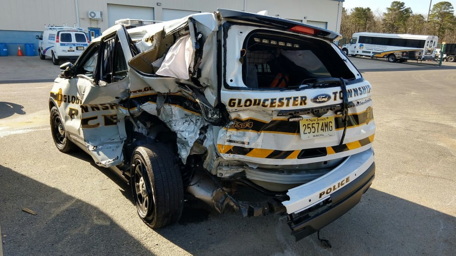 New Jersey Officer Injured When Suspected DUI Driver Strikes Patrol Vehicle