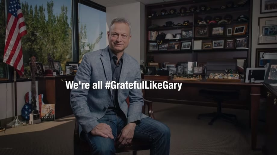 Video: First Responders, Service Members, Hollywood Stars Thank Gary Sinise