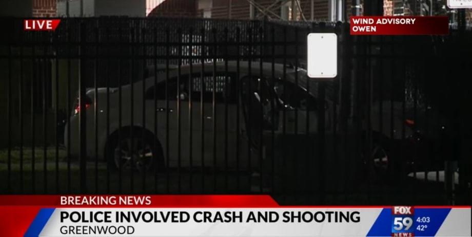 IN Vehicle Pursuit Ends with Fatal OIS in Station Parking Lot