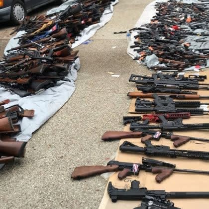 LAPD, ATF Seize More Than 1,000 Firearms at Upscale Home