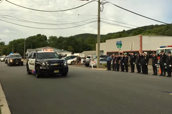 Video: Hundreds Gather for Fallen New Jersey K-9's Memorial Procession