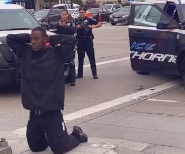Instagram Video of CA Officers Detaining Suspect Raises Claims of "Excessive Force"