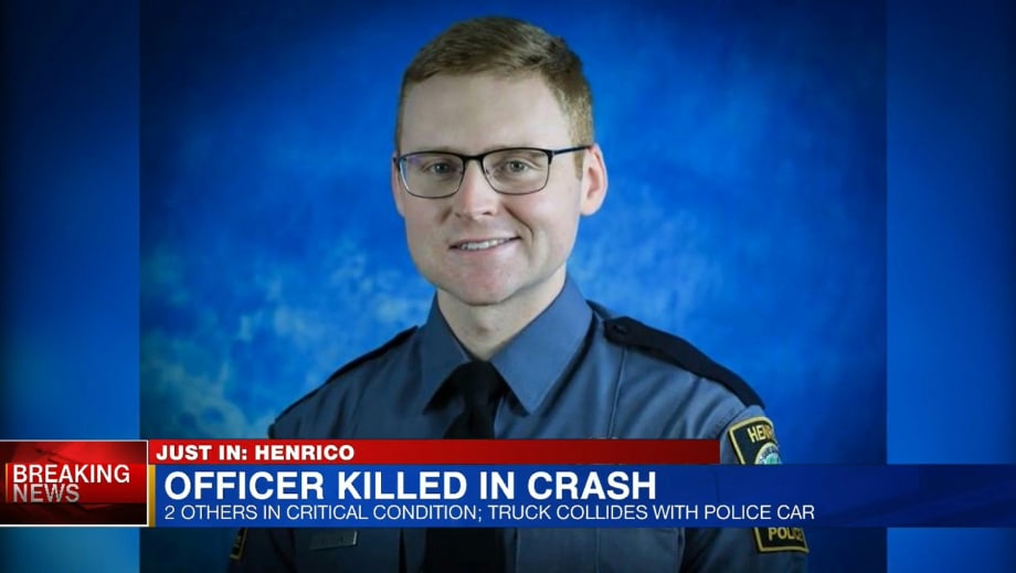 VA Officer Dies Following Crash With Pickup Truck
