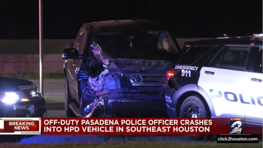 TX Officer Injured When Patrol Vehicle Struck by Off-Duty Officer