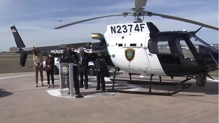 New Houston Police Helicopter Named for Officer Killed in 2020 Crash