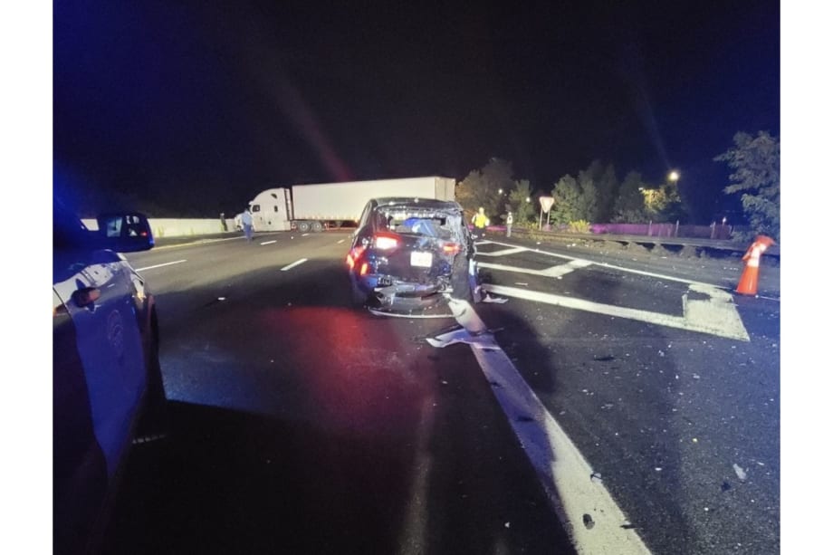 MA Trooper Injured in Tractor-Trailer Crash