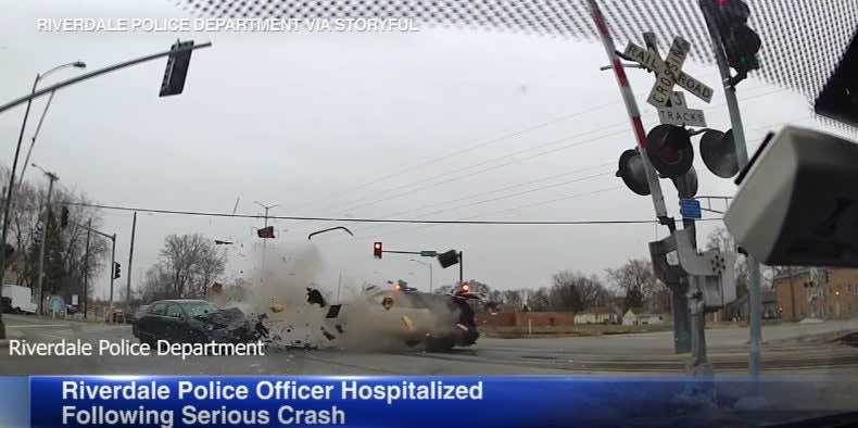 Illinois Officer Seriously Injured in Crash