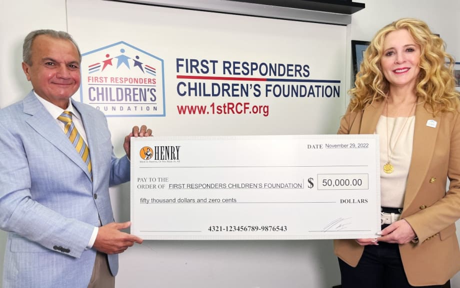 Henry Repeating Arms Donates $50k to First Responders Children’s Foundation