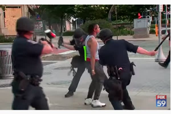Indiana Officers Charged with Assault on 2 Women During Protest