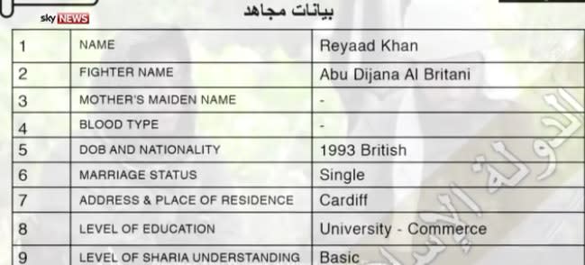ISIS Defector Gives Thousands of Files on American, European Jihadists to TV Network