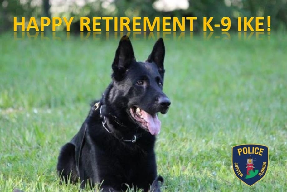 Florida Department Celebrates K-9's Retirement