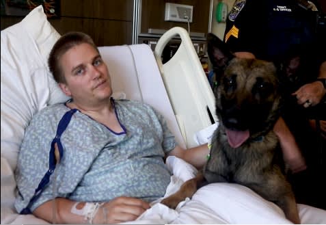 Video: Wounded Alabama Officer Reunited with K-9 Partner in Hospital