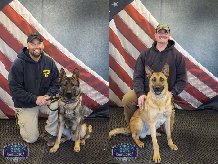 Ohio Department Welcomes 2 New K-9s to the Ranks