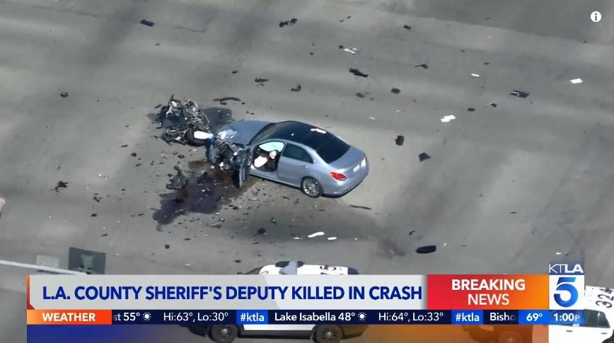 L.A. County Motor Deputy Killed in Crash