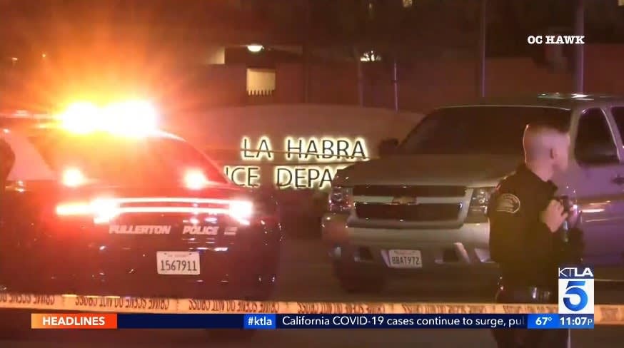 CA Officer Critically Wounded, Suspect Killed in Gunfight Outside Police Station