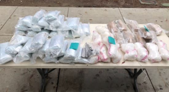 California Police Seize 100 Pounds of Meth, Arrest 2 in Bust