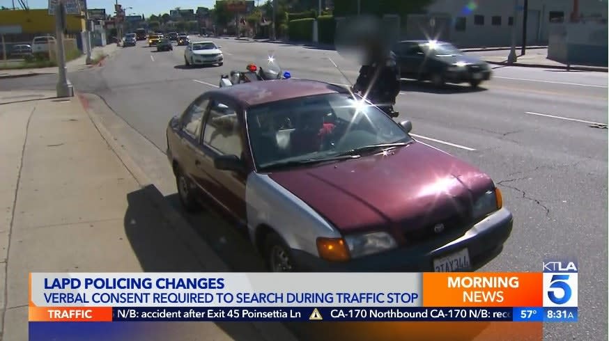 LAPD Must Get Verbal Consent on Video to Search Vehicles at Traffic Stops