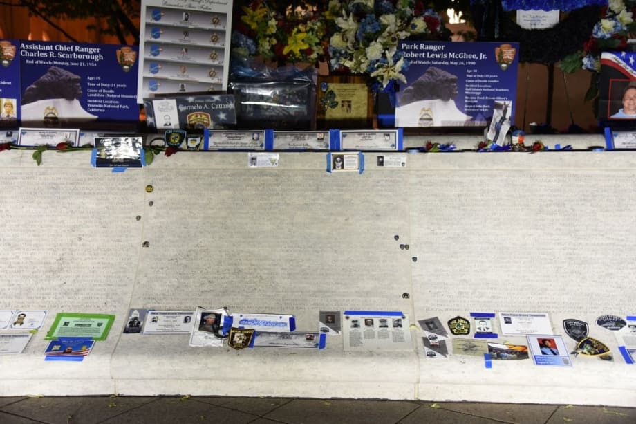 National Law Enforcement Memorial Running Out of Space for Names of Fallen