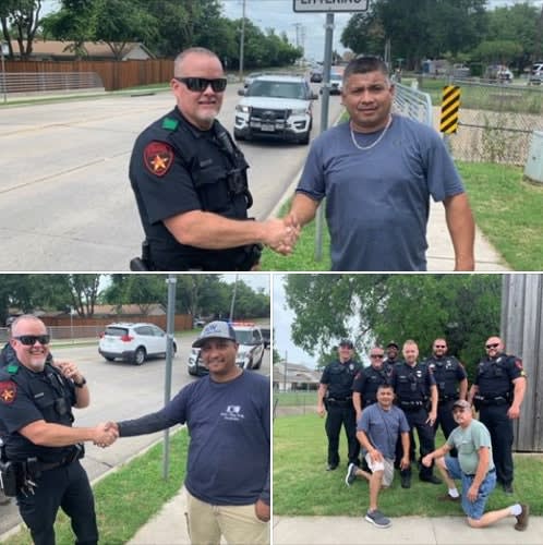Good Samaritans Come to Aid of Texas Officer Taking Down Suspect