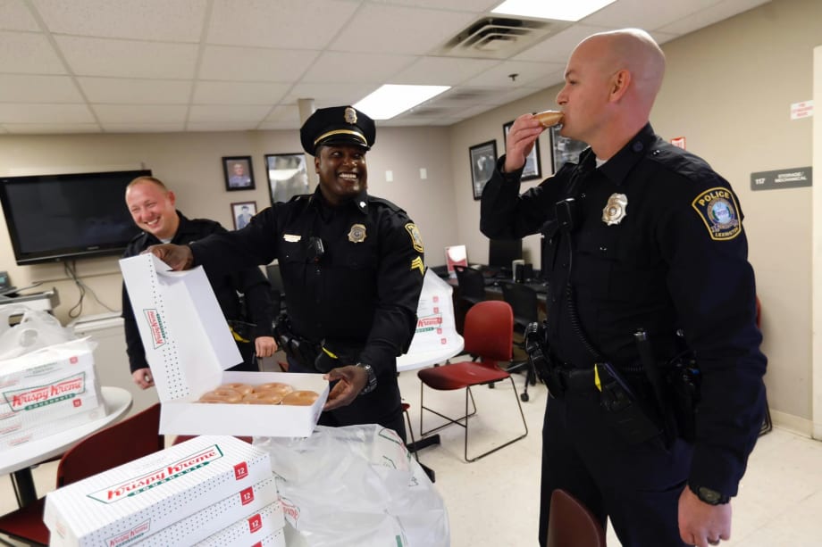 Krispy Kreme Delivers Doughnuts to Kentucky Police Following Truck Fire