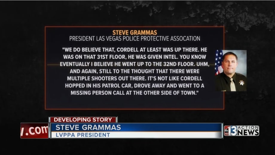 Vegas Officer Fired Over Mass Shooting Response, Union Cries Foul