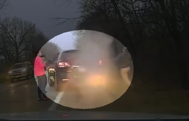 Video: U.S. Marshal Dragged in Vehicle Pursuit