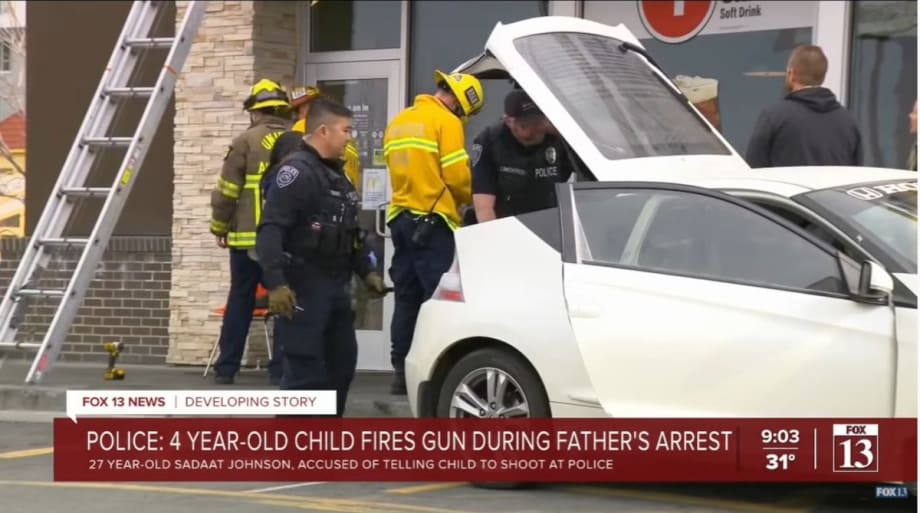 4-Year-Old Fires on UT Police, Told to by Father