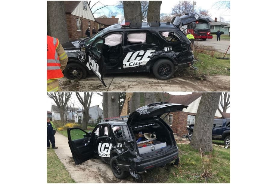 Indiana Officer Injured in On-Duty Vehicle Collision