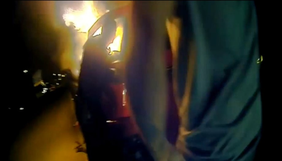 BWC Video Shows TX Officers Pull Man from Burning Truck