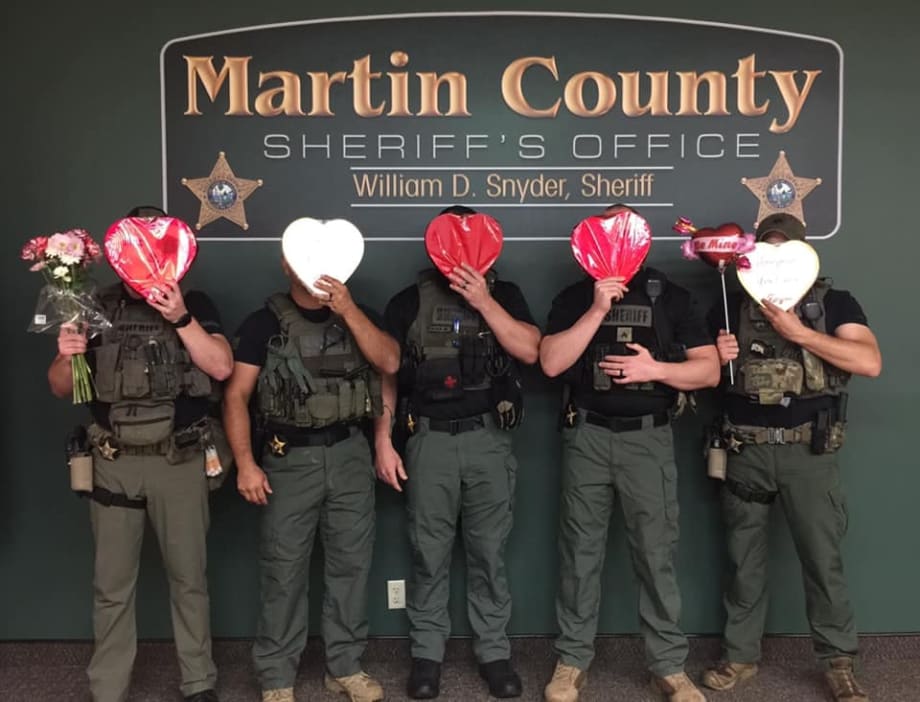 Florida Sheriff's Office Valentine's Day Facebook Post: "Don't Play Hard to Get"