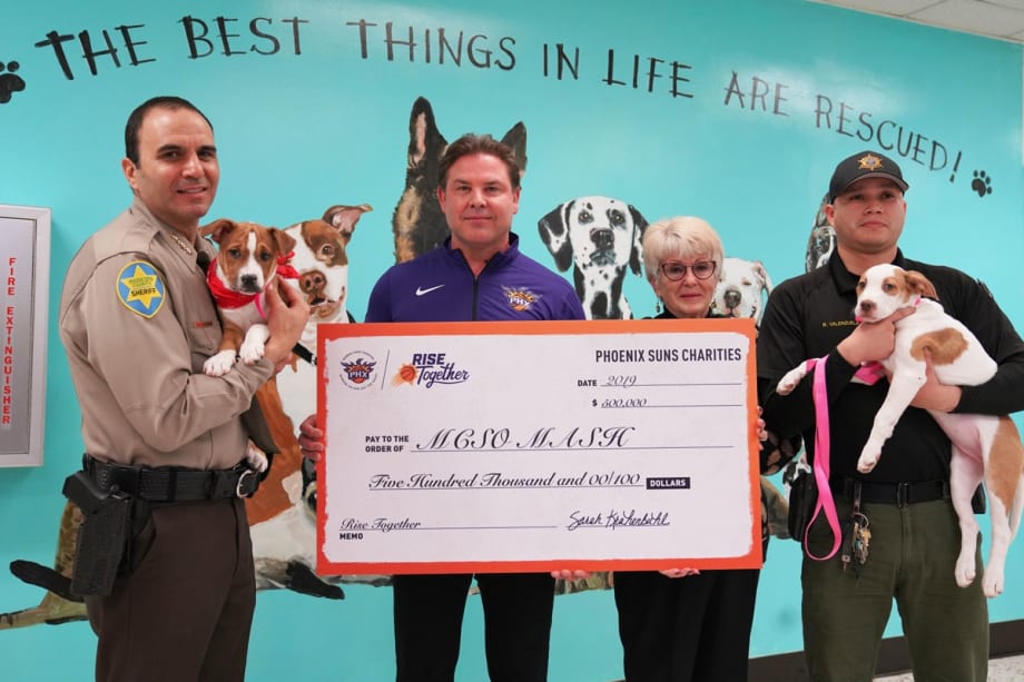 Phoenix Suns Donate $500K to Maricopa County Sheriff's Office