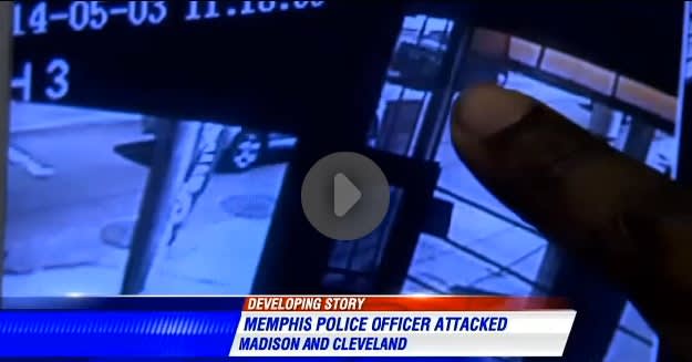 Video: Citizen Aids Memphis Officer During Gun Grab Attack