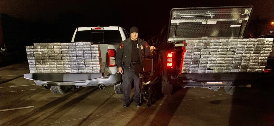 Texas K-9 Detects 595 Pounds of Meth