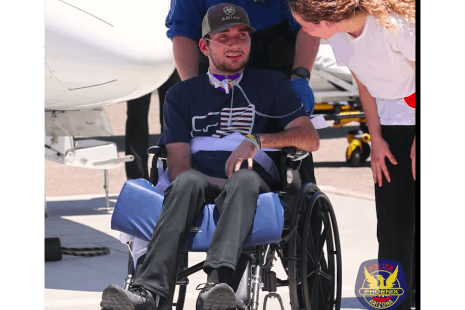 Phoenix Officer Shot 8 Times in December Comes Home from Rehab