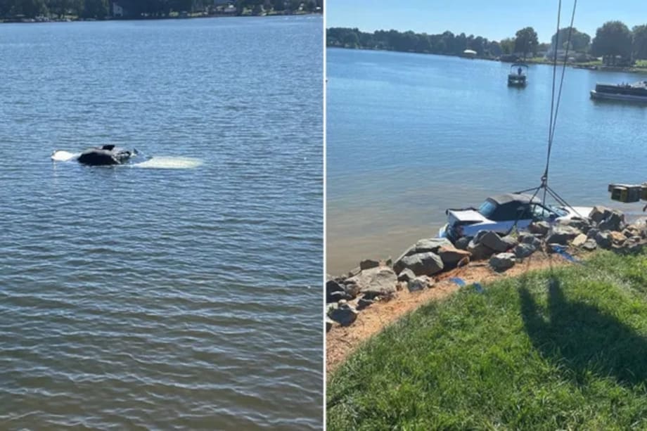 Retired NYPD Officer Rescues Driver After Car Plunges in NC Lake