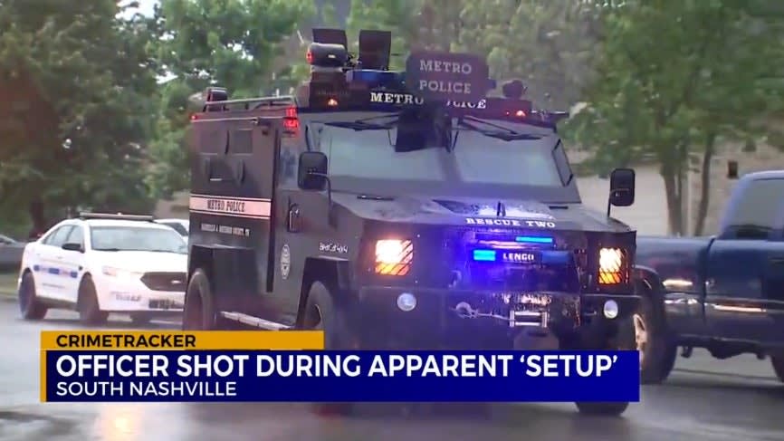 Nashville Officer Shot After Being Set Up by 911 Caller