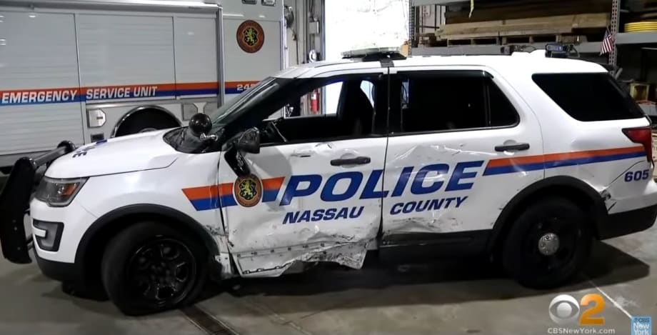 5 NY Officers Injured when Car Thieves Rammed Their Patrol SUVs