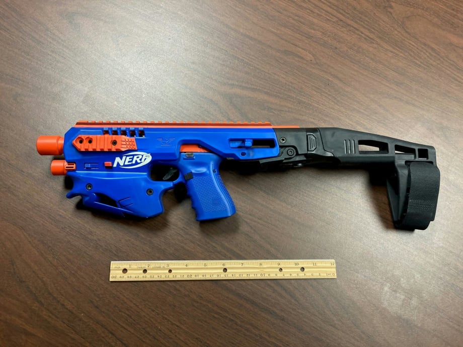 NC Investigators Find Glock Disguised as Nerf Gun During Drug Raid