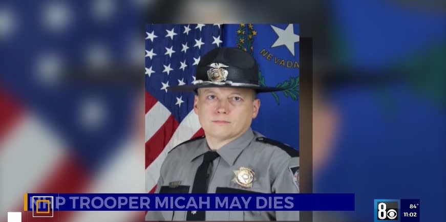 NV Trooper Dies 2 Days After Being Struck by Vehicle During Pursuit